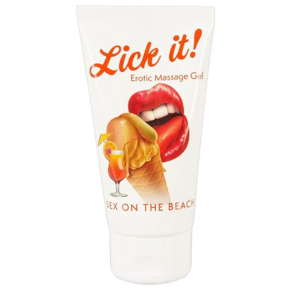 Gel lubrifiant comestible végétalien goût cocktail exotique soyeux velouté aqueux hydratant nomade format50ml compatible préservatifs utilisable massage sensualité