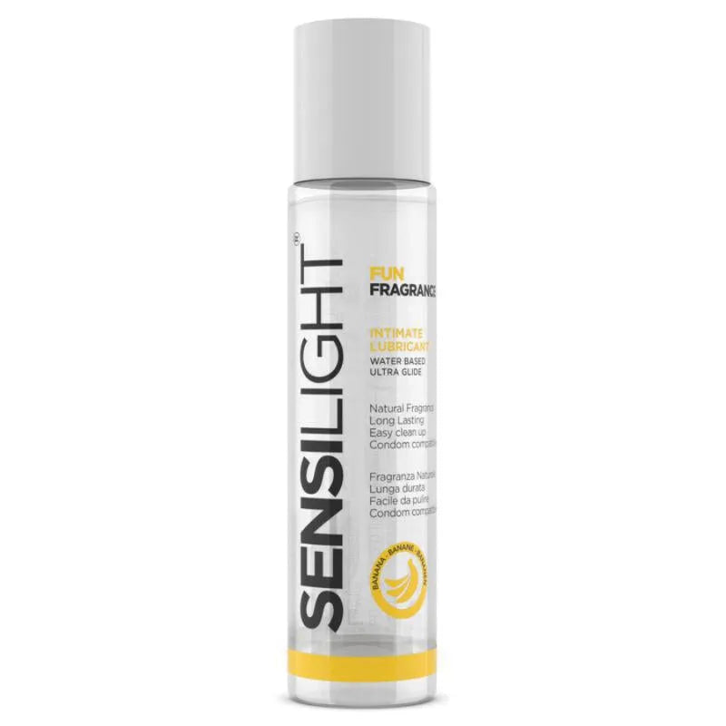 Gel lubrifiant fraise hydrosoluble aromatisé rinçable compatible préservatifs testé dermatologiquement douceur naturelle sensation soyeuse non gras intime