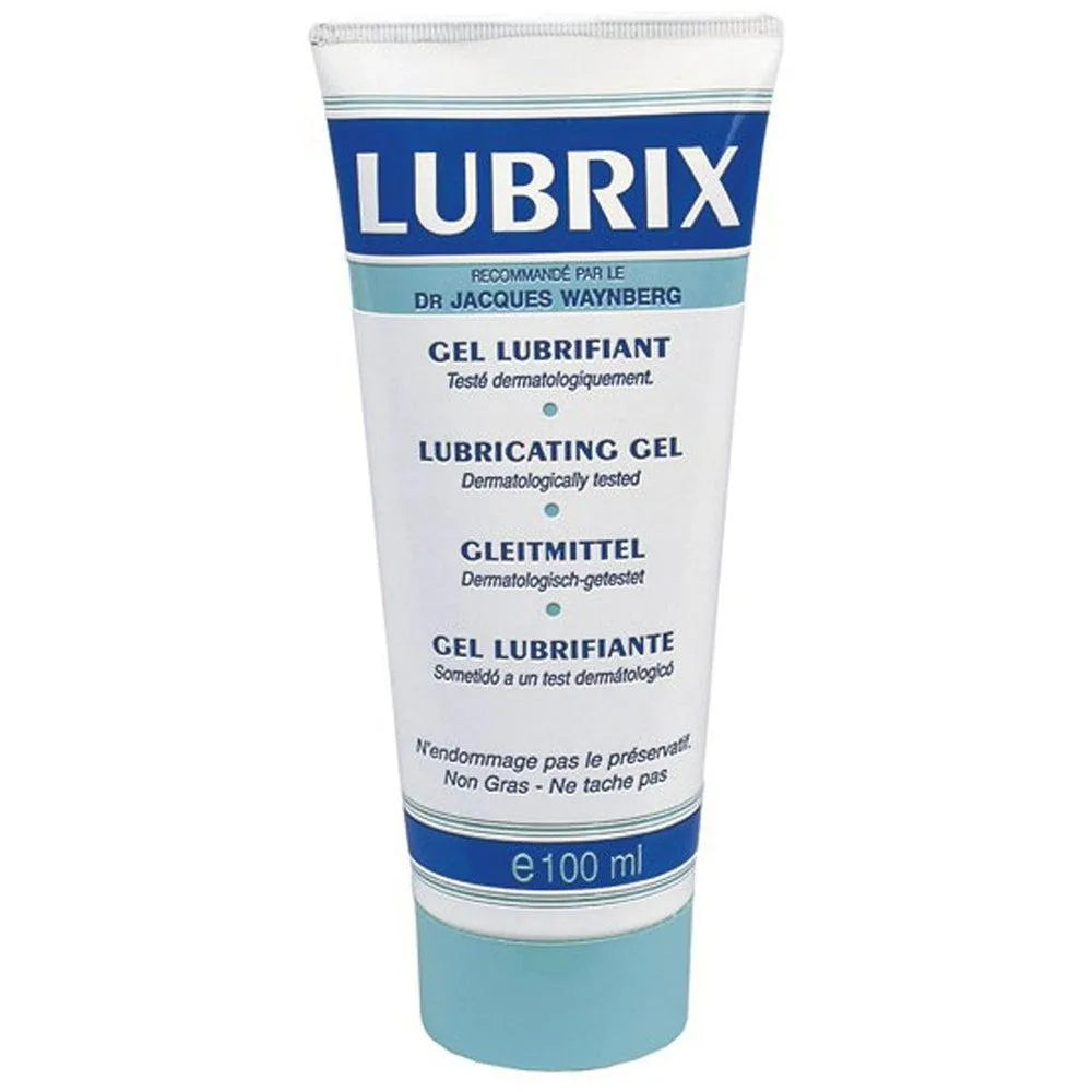 gel lubrifiant intime base eau tube 100ml vaginal pénétration confort glisse hydratation compatible préservatifs sextoys inodore incolore hypoallergénique
