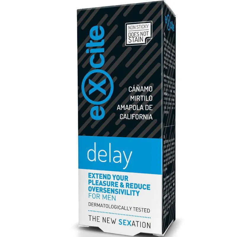 Gel retardant rafraîchissant masculin apaisant calmant végétal biologique testé dermatologiquement sans parabènes colorants parfum absorption rapide sensation fraîcheur prolongation intimes