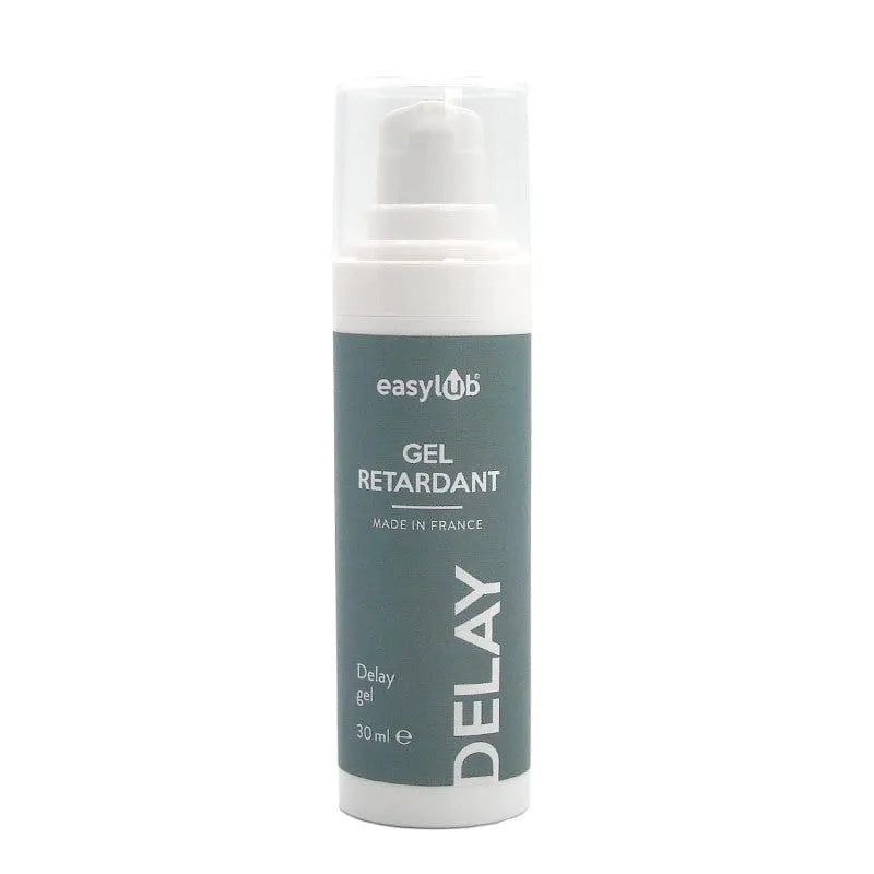 Gel retardateur éjaculation précoce végan naturel apaisant biologique dermatologiquement testé sans cruauté fabrication française prolongation intimité endurance plaisir discret