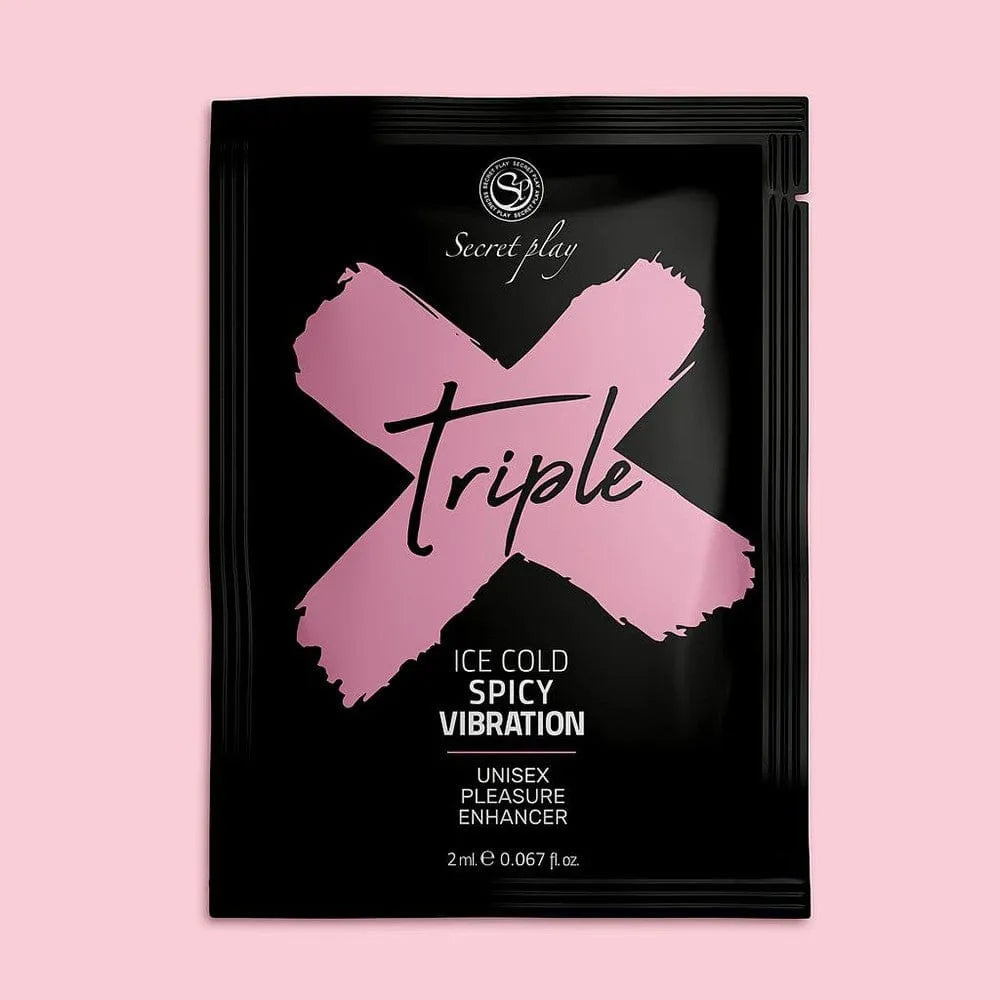Gel stimulant intime triple action rafraîchissant piquant vibrant unisexe rapide durable vingtminutes dosette2ml portable discret nomade sensualité partagée