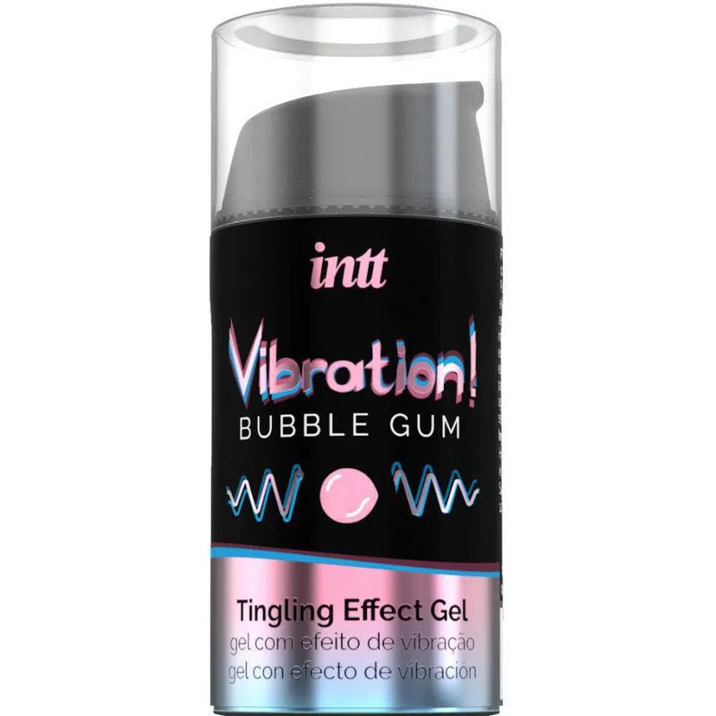 gel stimulant intime saveur chewinggum sucré gourmand vibrant sensoriel pénétration masturbation oral formule douce embrassable flacon doseur 15ml