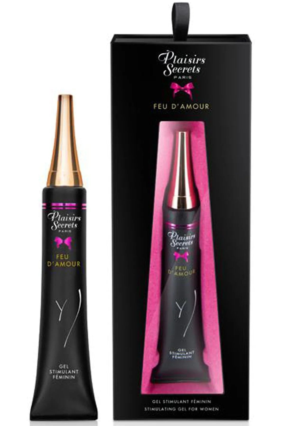 Gel stimulant intime parfum fraise sensations intensifiées stimulation clitoridienne orgasmique effet immédiat longue durée usage partagé compatible sextoys origine française