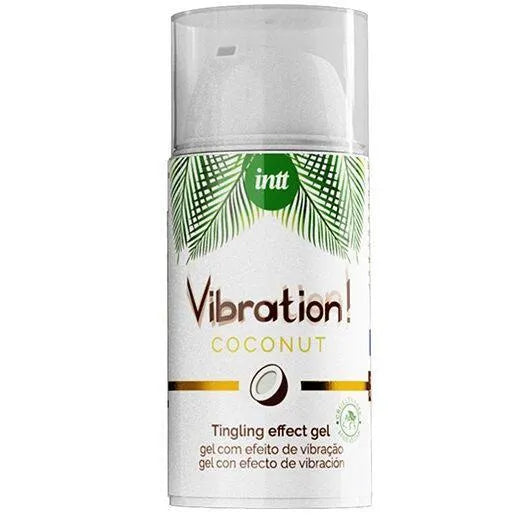 Gel stimulant intime végétalien coco aromatique sucré vibrant sensibilisant pénétration masturbation oral embrassable flacon15ml distributeur pratique compact nomade