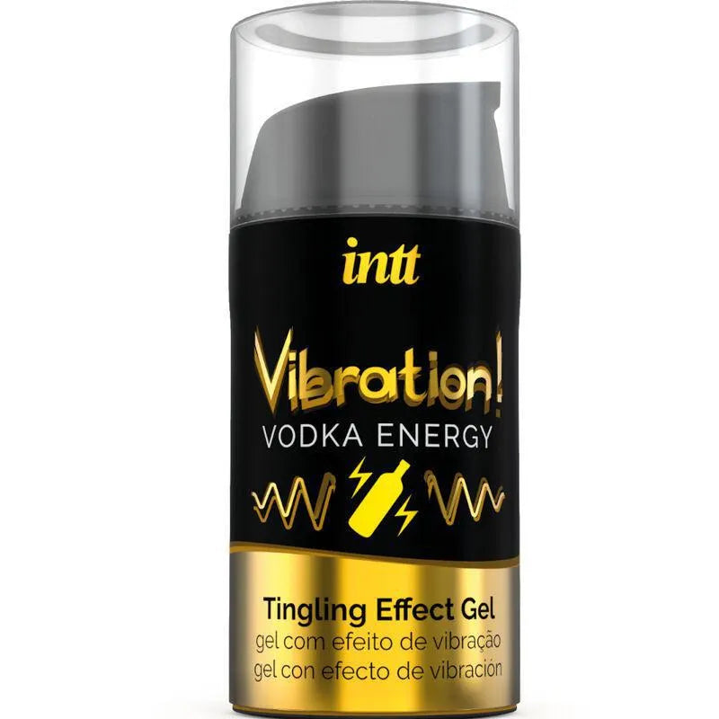 gel stimulant intime vibration vodka aromatisé rafraîchissant gustatif embrassable sensoriel intensifiant sensibilité zones génitales flacon quinze millilitres distributeur pratique
