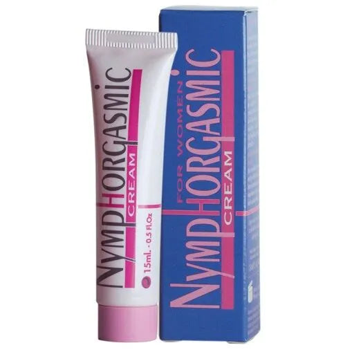Gel stimulant clitoridien 15ml en tube rose et blanc avec boîte assortie, intensifiant le plaisir féminin, fabriqué en Fra...