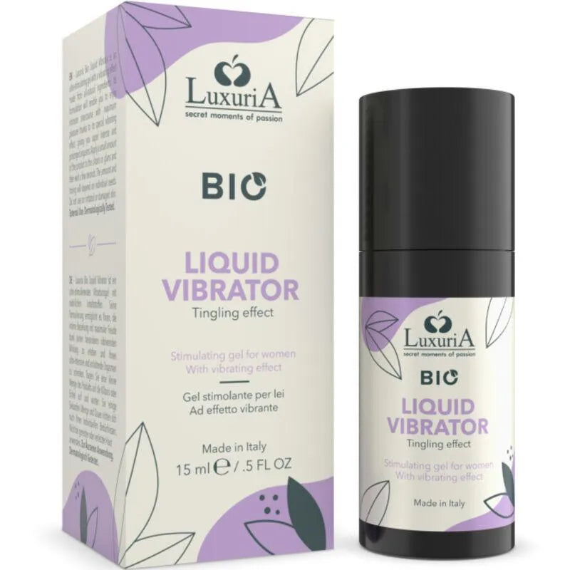 gel vibrant naturel stimulation intense biologique végétal extraits plantes écologique dermatologique testé compatible latex prolongateur intime polyvalent sûr