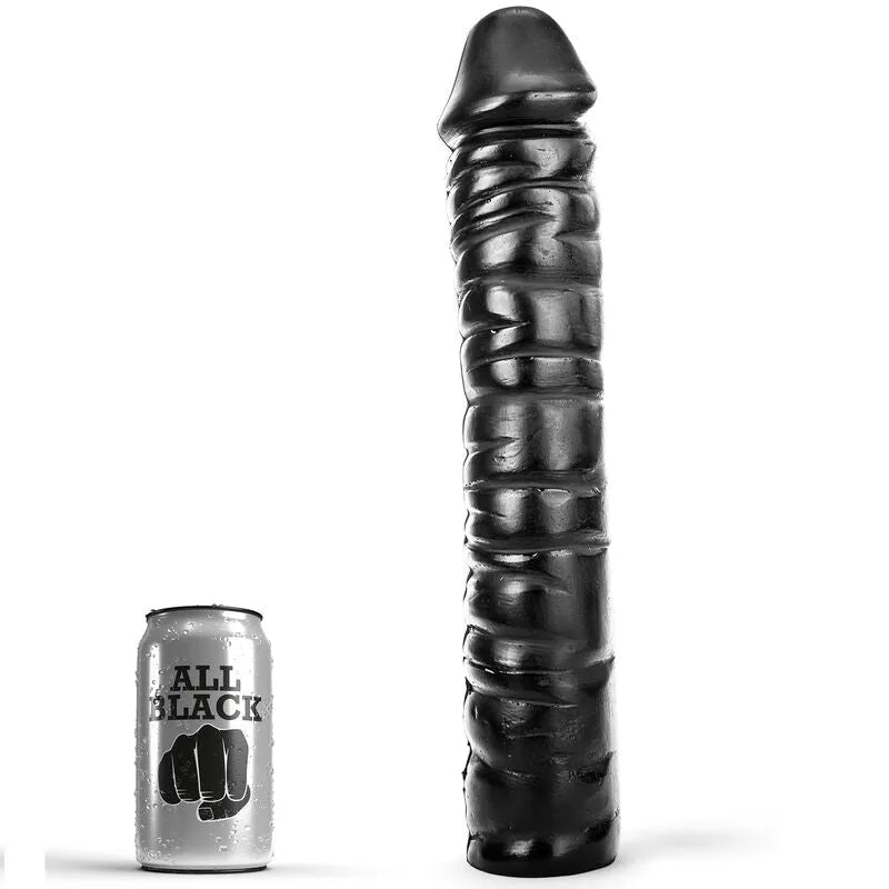 gode pvc nervuré extra long 38cm diamètre 9cm hypoallergénique sans phtalates compatible silicone eau protection étui réutilisable ergonomique sensation intense