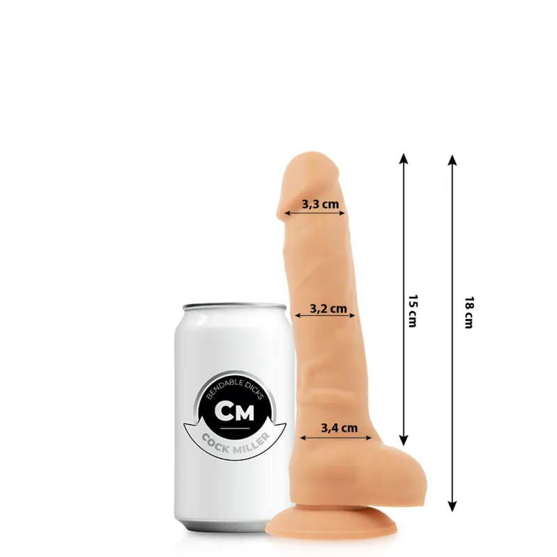 Gode Articulé Silicone DoubleDensité Hypoallergénique ToucherRéaliste SiliconePlatine SansPhtalates NonPoreux MémoireForme Maniabilité Flexibilité ForteVentouse CompatibleHarnais Longueur18cm Diamètre33mm