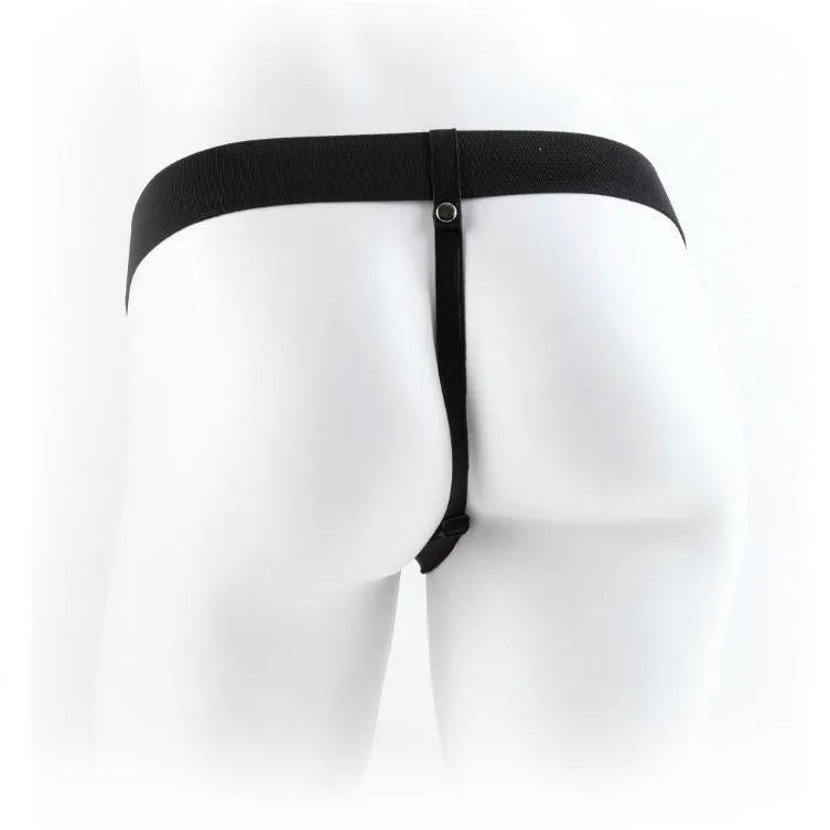 gode ceinture creux neuf pouces réaliste reliefs détaillés harnais élastique ajustable large cinquante deux pouces armature métallique robuste