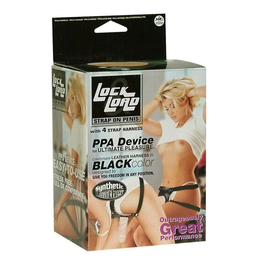 Gode ceinture creux en PVC 16,5 cm, diamètre 4 cm, harnais imitation cuir ajustable, lanières élastiques, confortable.