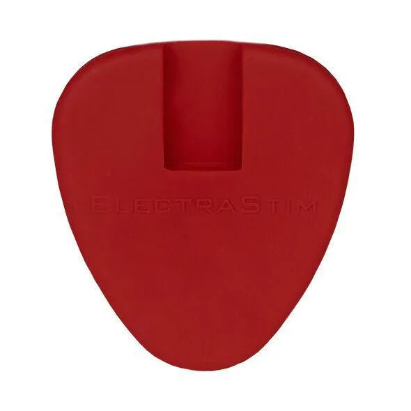 Gode-ceinture rouge épicé en silicone médical, forme ergonomique, électrostimulation, ventouse intégrée, polyvalent.