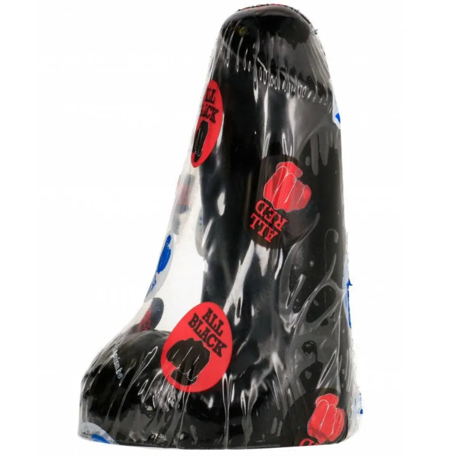 Gode débutant noir lisse 13cm, compact, ergonomique, emballé dans un étui plastique transparent, compatible lubrifiants.