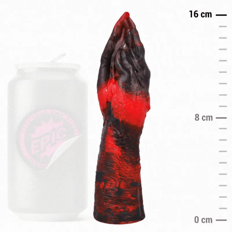 Gode silicone liquide inspiré Lilith texture réaliste hypoallergénique durable flexible longueur insérable 15cm diamètre base 4cm