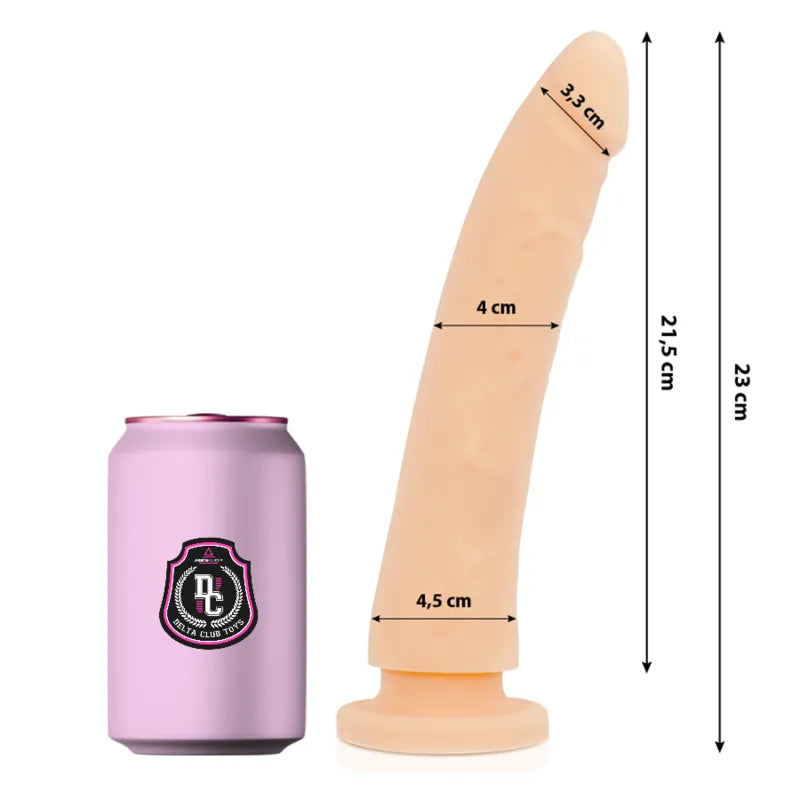 Gode Silicone Médical Hypoallergénique SansPhtalates SansLatex Texture Douce Réaliste RéchauffementRapide Longueur23cm Diamètre45mm CompatibleLubrifiantEau NettoyageFacile Désinfectable Durable ConfortExceptionnel Couples