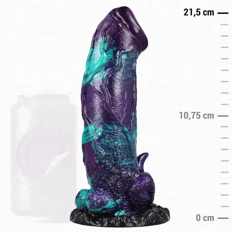 gode silicone Basilisk mythologie grecque collection haute qualité texture douce réaliste teintes vibrantes détails sculptés stimulation précise gland50mm tige55mm base110mm