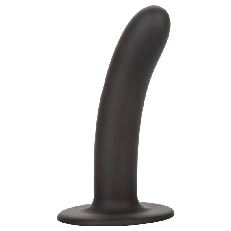 Gode Silicone Hypoallergénique Sans Phtalates Incurvé Ventouse Puissante Base Flexible Lisse Sans Couture Compatible Harnais Mains Libres Stimulation Profonde Ergonomique