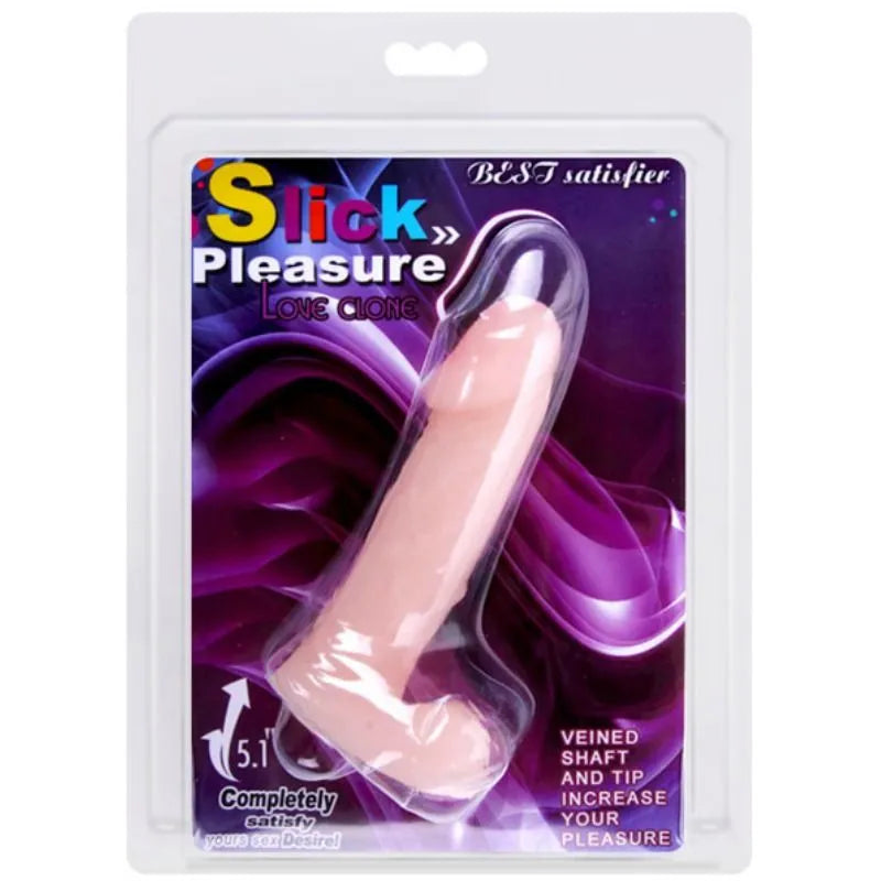 Gode flexible doux unisexe rose, texture veineuse, stimulation point P et G, emballage transparent, TPR hypoallergénique.