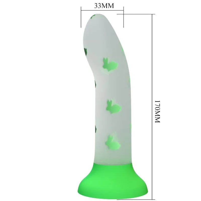 gode lumineux silicone vert ventouse lapin rechargeable réaliste doux sécuritaire étanche puissant adhérence mains libres harnais compatible garantie 12 mois