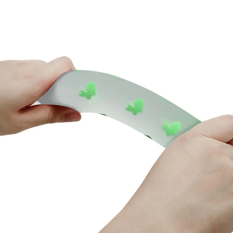 Gode lumineux vert en silicone avec ventouse, forme réaliste, motifs lapin, rechargeable, étanche, mains libres.
