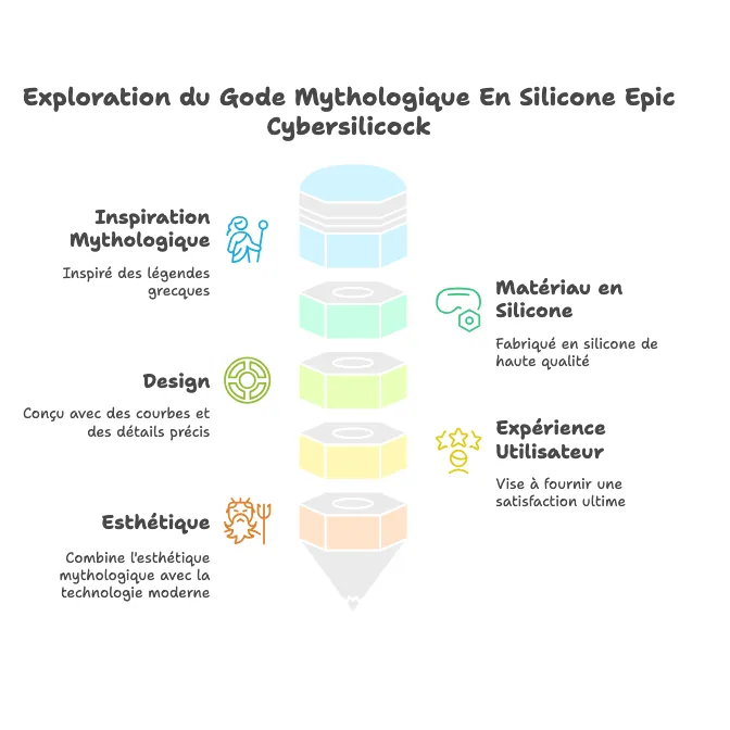 Gode mythologique en silicone bleu texturé, design inspiré des dieux grecs, ergonomique et stimulant, haute qualité.