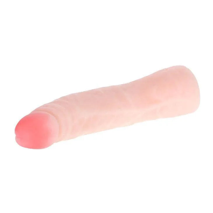 Gode réaliste en silicone rose, texture souple, ventouse, 19cm, diamètre 34mm, idéal douche, moments intimes.