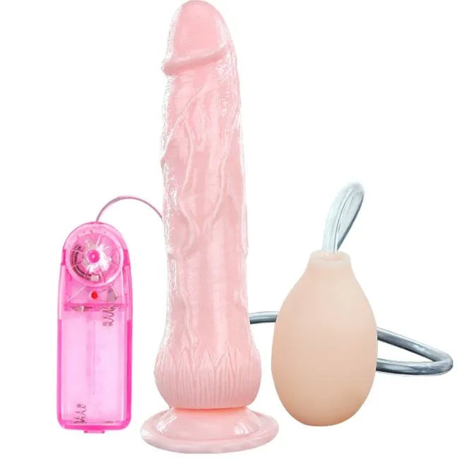 gode réaliste éjaculation ventouse mains libres vibrations multiples vitesses matière thermoplastique élastomère plastique rigide texturé doux