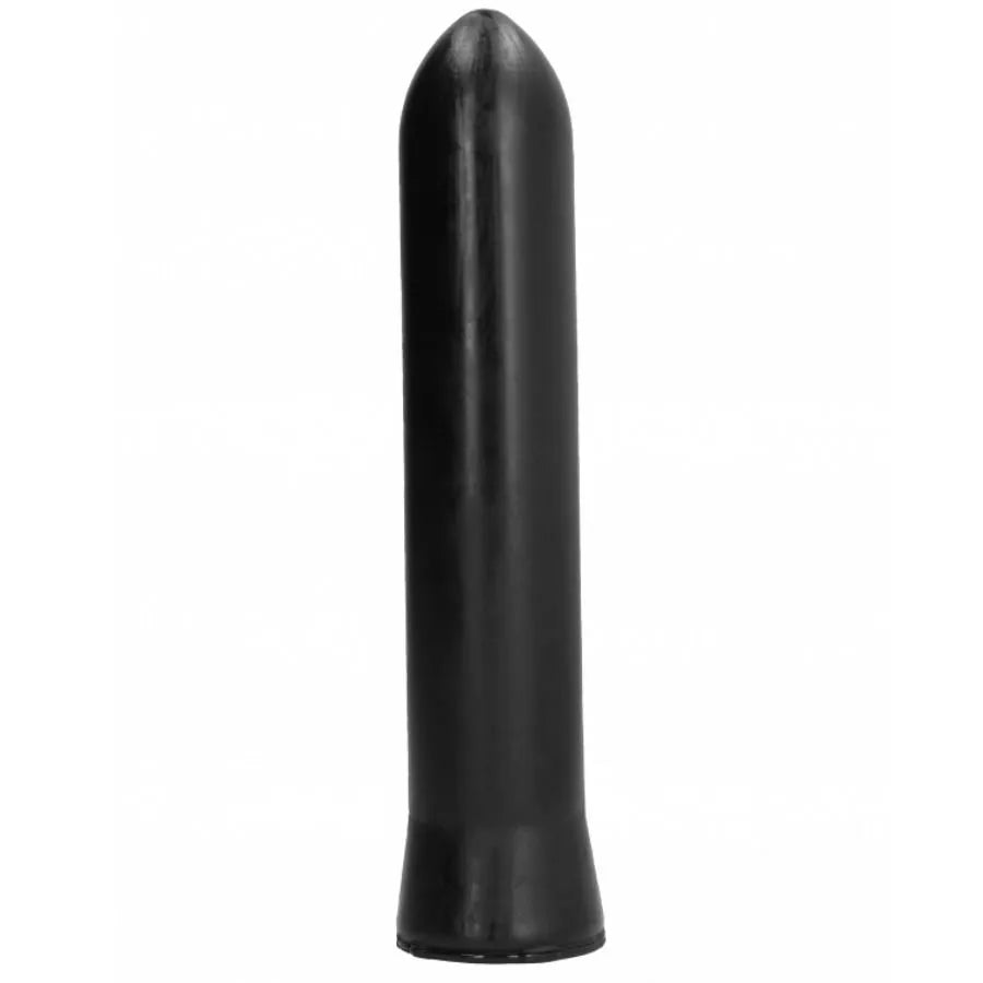 Gode réaliste noir ergonomique, surface lisse, forme arrondie, multifonctionnel pour insertion anale et vaginale.