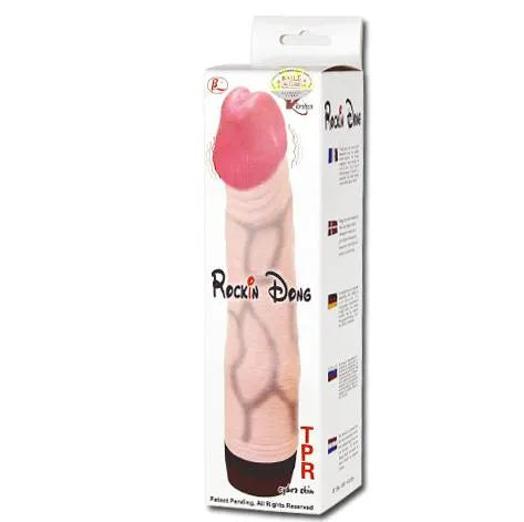 Gode réaliste vibrant veineux étanche élastomère thermoplastique texturé sculpté souple doux vibrations réglables puissantes ergonomique silencieux