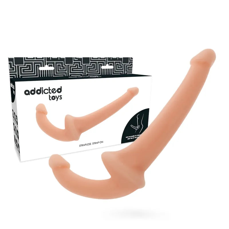 gode sans harnais stimulation point G silicone imperméable thermoplastique souple réaliste doux ergonomique courbé insérable pénétrante