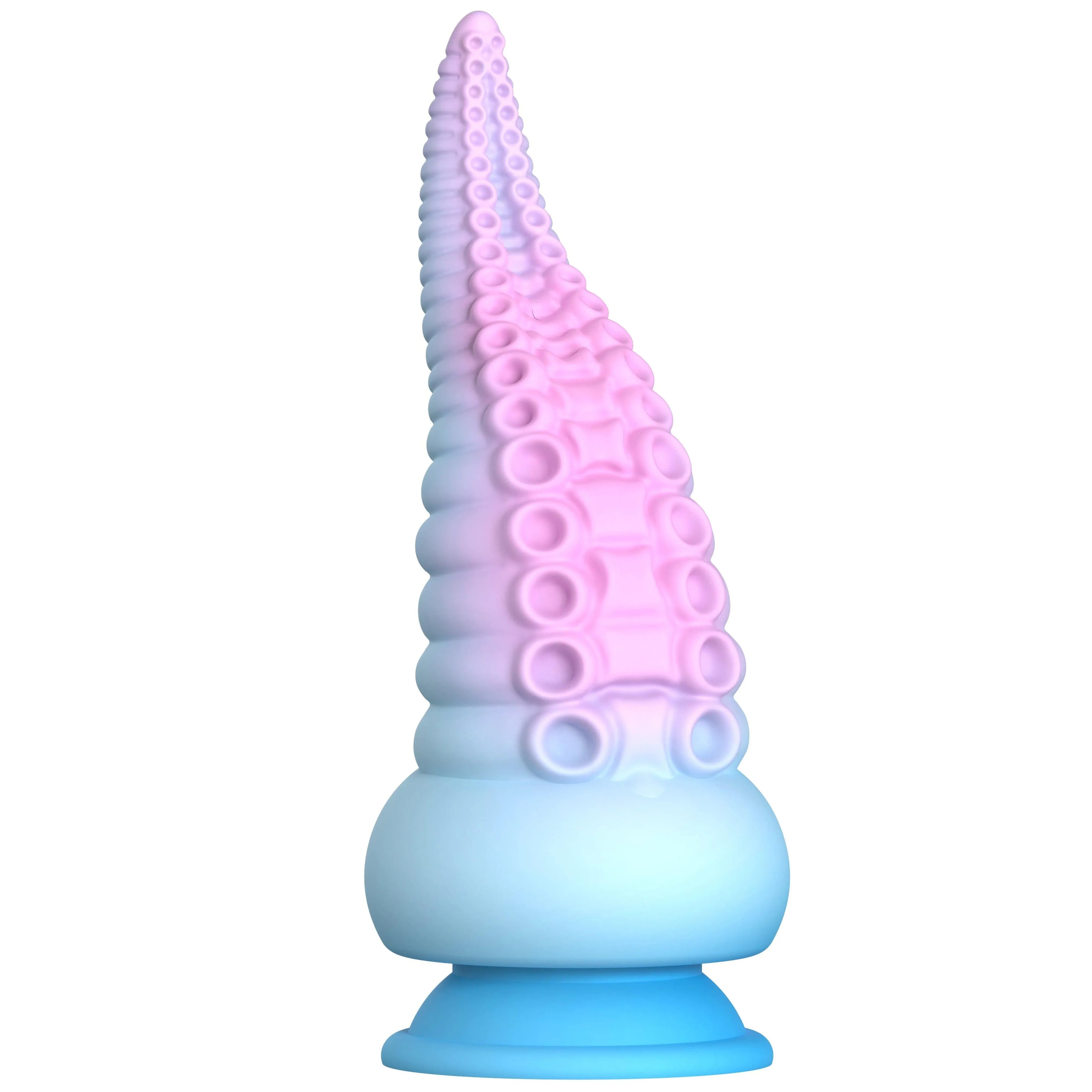 Gode tentacule silicone liquide réaliste sensoriel japonais texture douce ventouse puissante fixation stable mainslibres étanche 18centimetres 8centimetres ergonomique qualitésupérieure durable