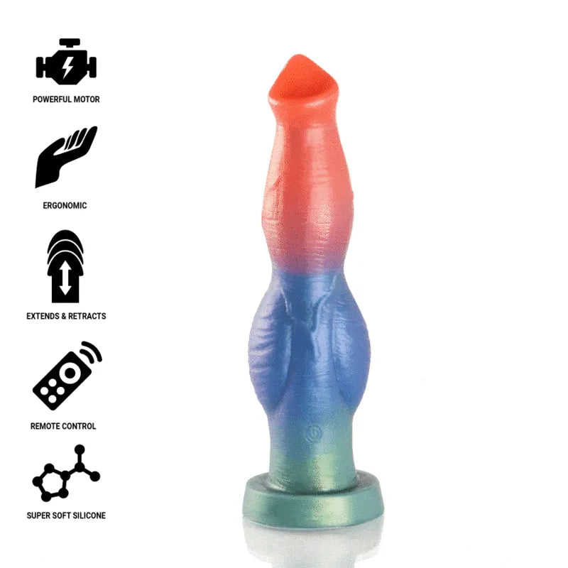 Gode Vibrant Télécommandé Silicone Mythique Arion Ergonomique Rechargeable Silencieux Puissant Embout40mm Épaississement50mm Base70mm Longueur235mm Poids605g Luxueux