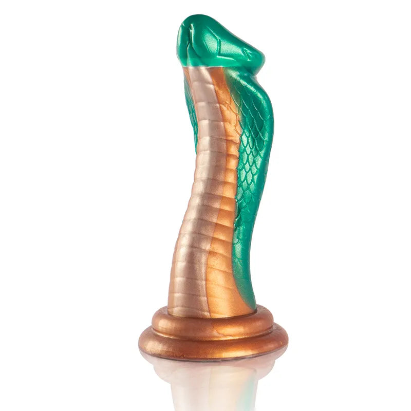 Godemichet silicone mythologie grecque, couleurs éclatantes, forme sculptée, base antidérapante, télécommande incluse.