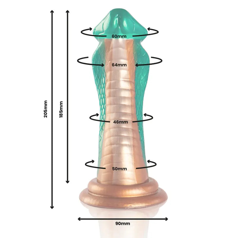 Godemichet silicone mythologie grecque, couleurs éclatantes, forme sculptée, base antidérapante, télécommande.