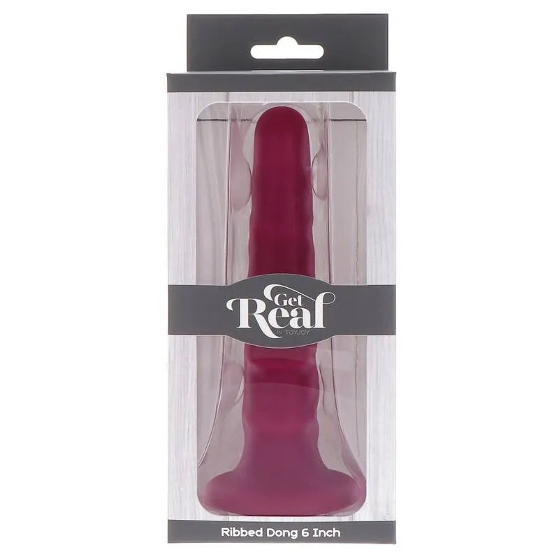 Godemichet silicone rose 12 cm avec ventouse, texture réaliste, emballage transparent, stimulation mains libres.
