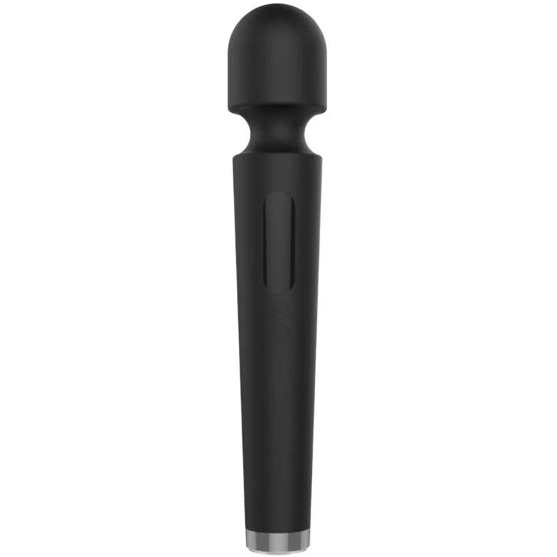 grand vibromasseur violet étanche rechargeable silicone ABS tête flexible stimulation précise massage ciblé bain douche sept modes vibrations puissantes élégant