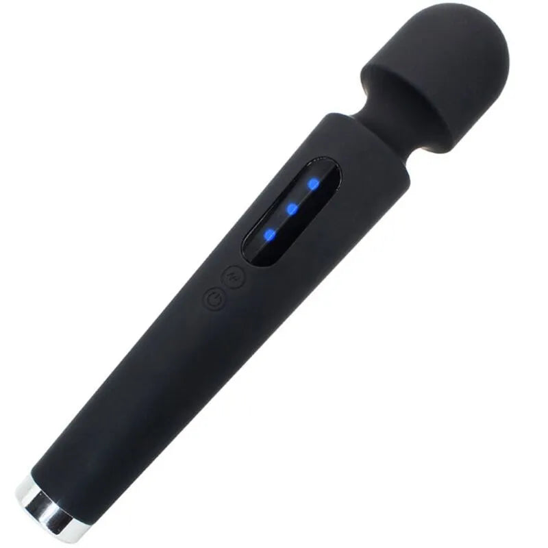 Vibromasseur violet étanche, tête flexible, silicone, 7 modes, élégant, rechargeable, pour massage ciblé et détente.