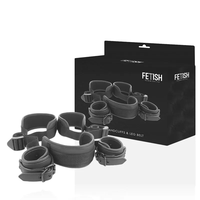 Harnais Bondage Cuir Vegan Réglable Bdsm