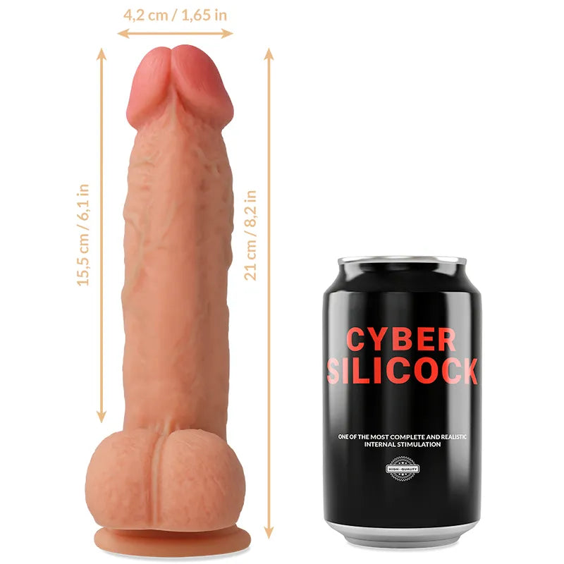 Harnais cybersilicium ergonomique, vinyle doux, taille universelle, anneaux interchangeables, silicone hypoallergénique.