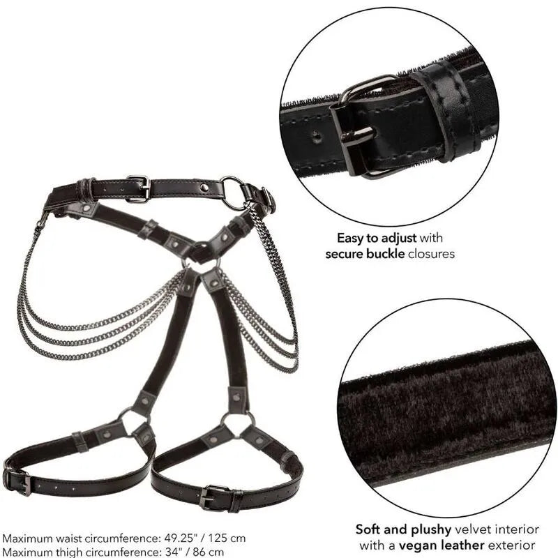 Harnais De Cuisse Grande Taille Cuir Végétalien