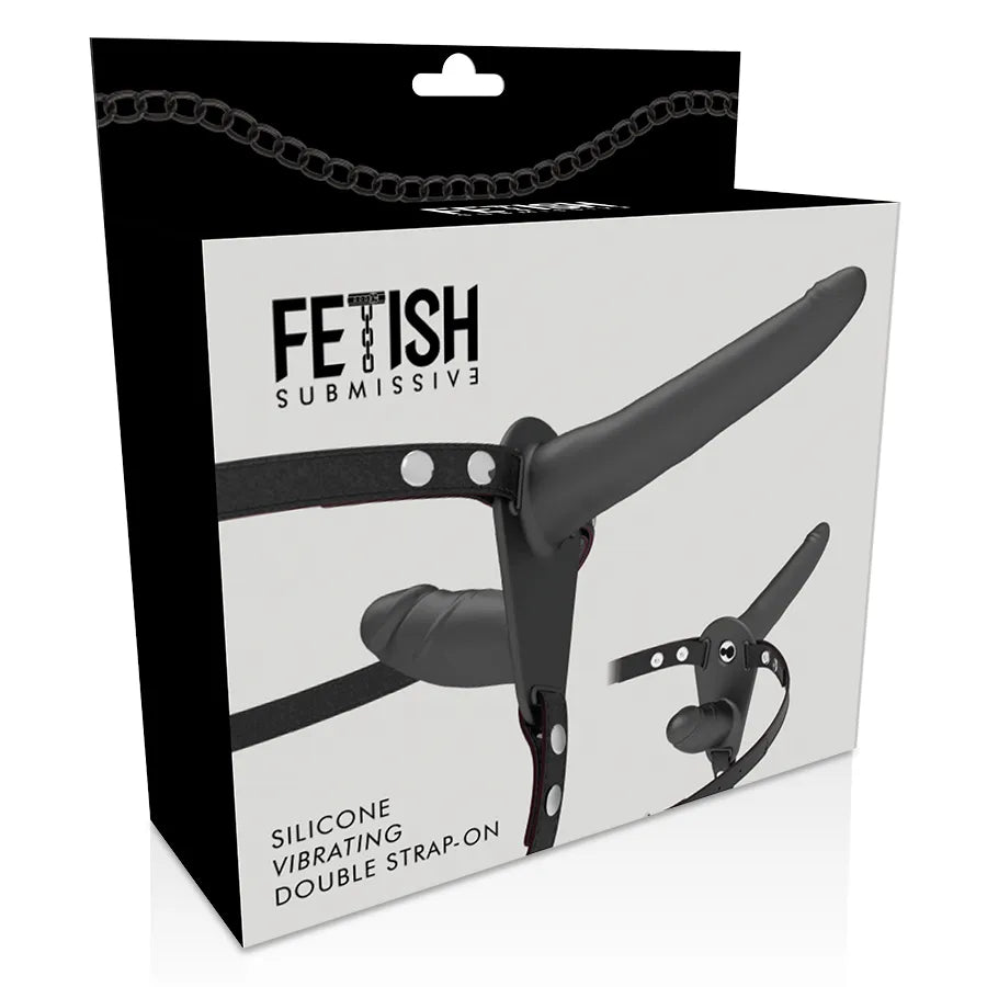 Harnais Double Pénétration Silicone Réglable Femmes