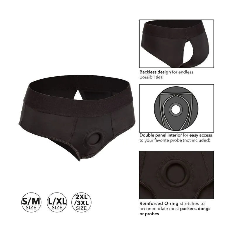 Harnais Slip Dos Nu Confortable Pour Pénétration