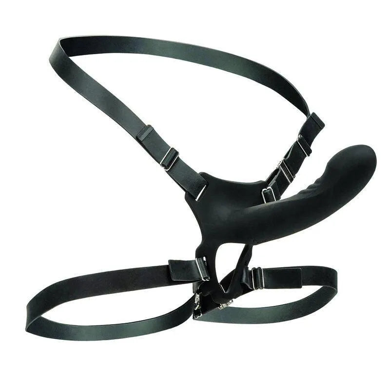 Harnais Strapon Polyvalent En Silicone Rechargeable