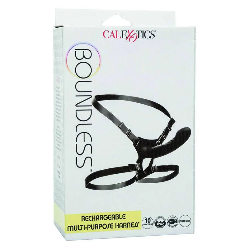 Harnais Strapon Polyvalent En Silicone Rechargeable