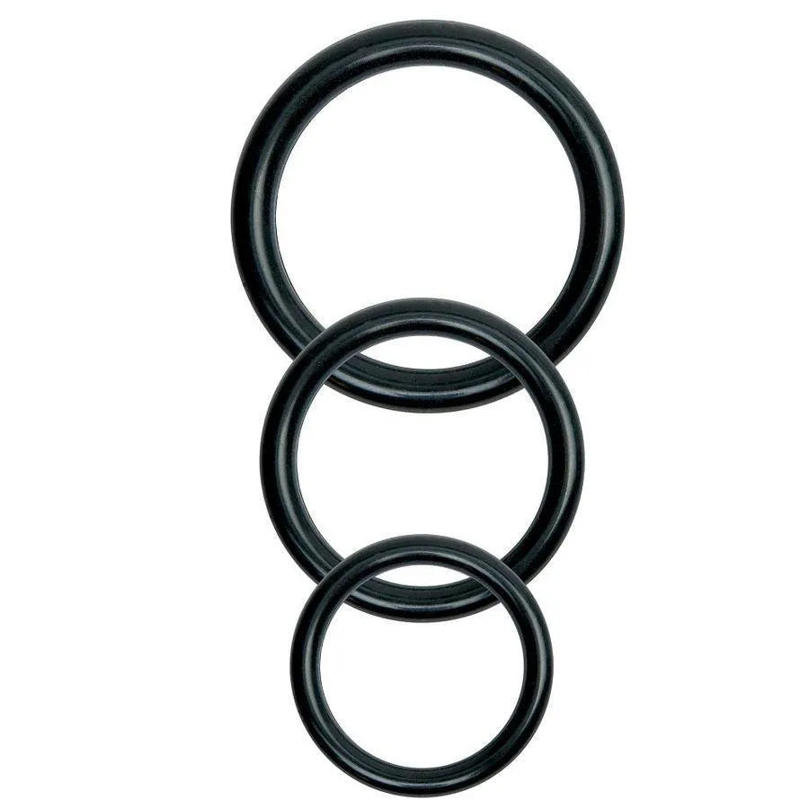 Harnais néoprène noir avec sangles réglables et joint torique silicone extensible pour jeux intenses, confort optimal.