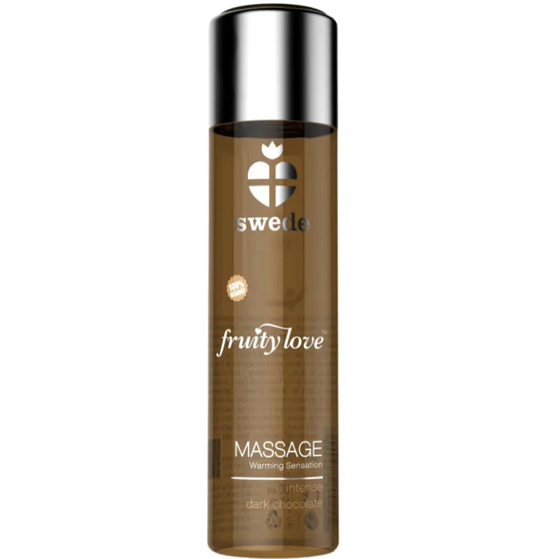 Huile De Massage Chauffante Au Chocolat Noir