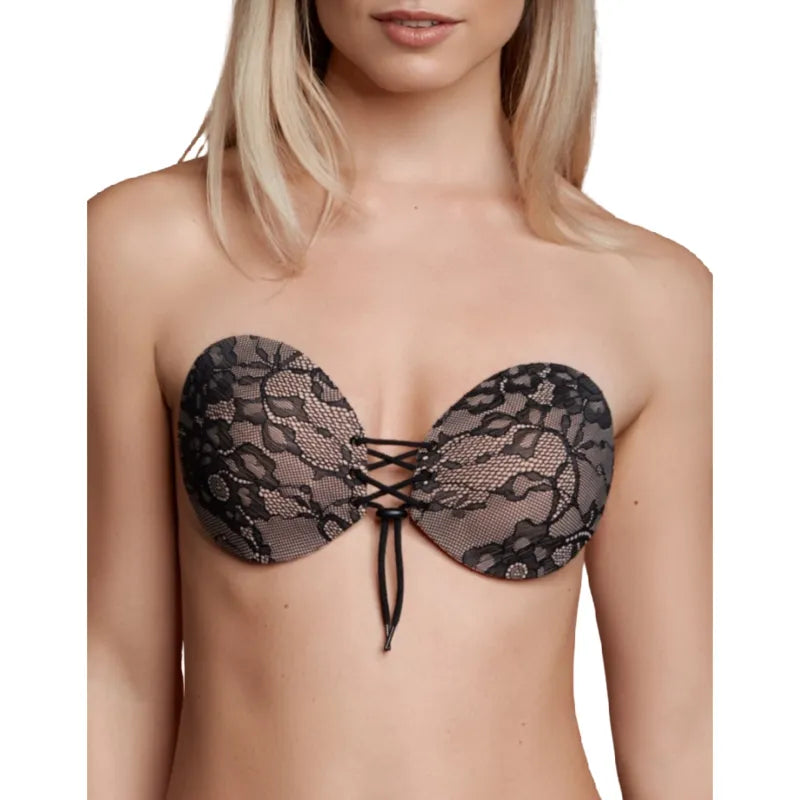 BYE-BRA - SOUTIEN-GORGE ADHÉSIF EMPLACEMENT & BRODERIE