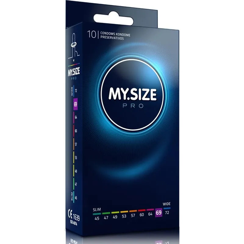 Préservatif vegan sur mesure ultra-fin 69 mm hypoallergénique 10 unités