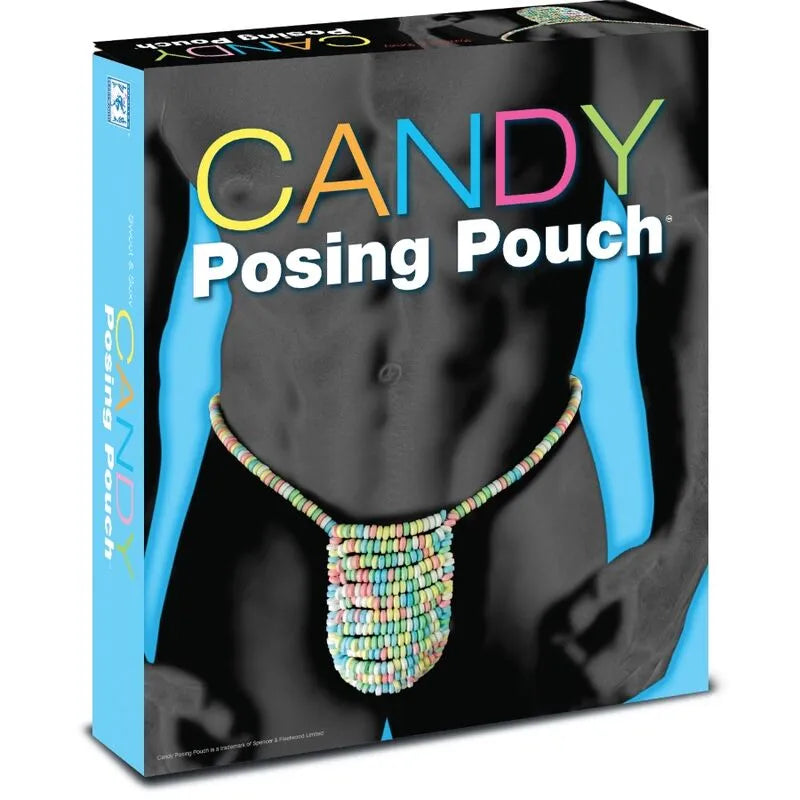 Lingerie érotique comestible pour hommes, pouch thong candy Tutti Frutti, accessoire intime ludique, lingerie sexy, cadeau original, soirées à thème, couple